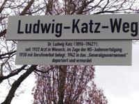 Einweihung des Ludwig-Katz-Weges